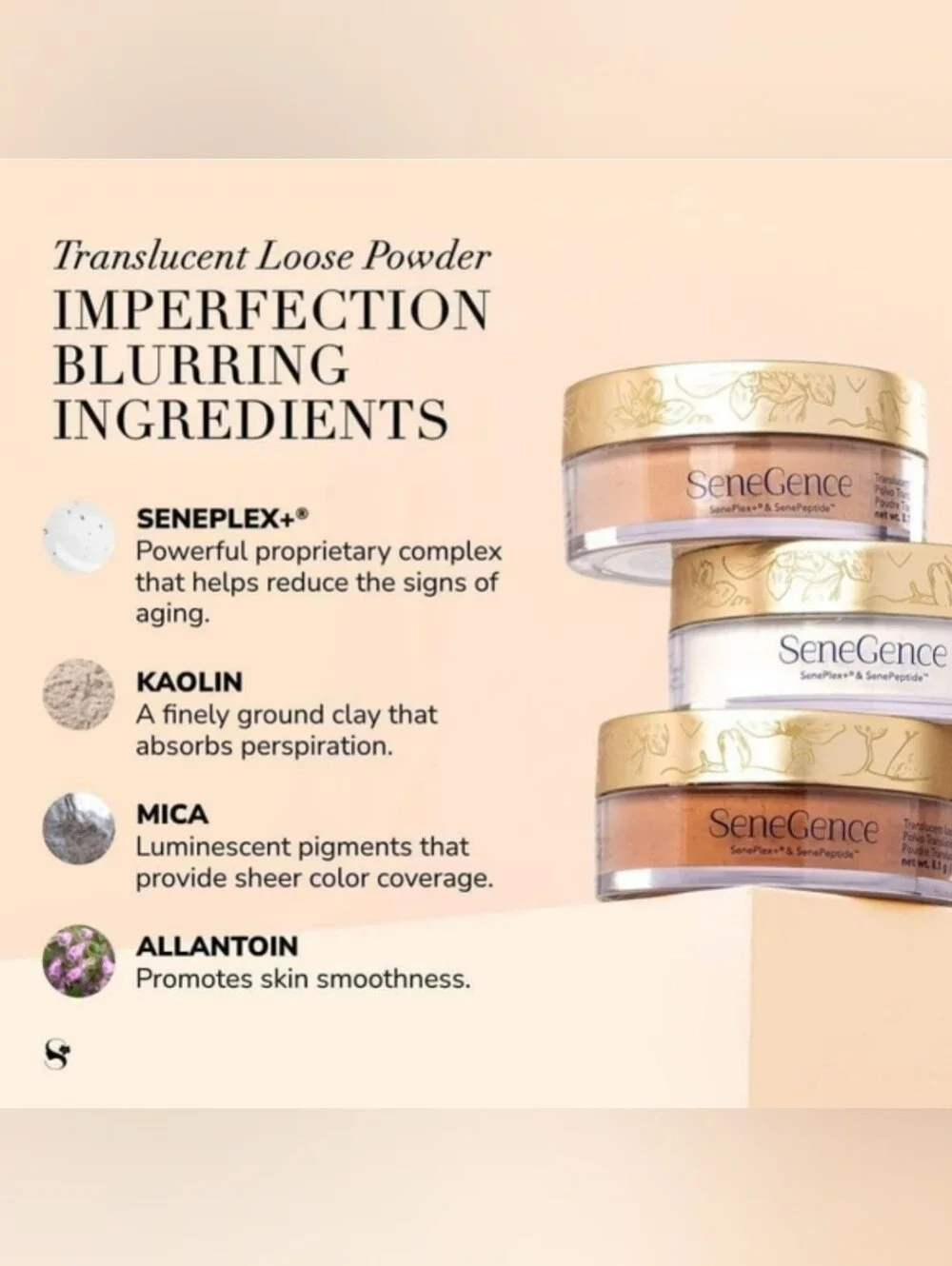 [NWT] SeneGence | Translucent Loose Powders Bundle (8 Items - $440 Total Retail)